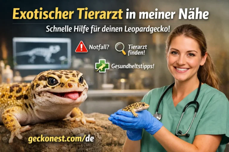 Brauchen Sie wirklich einen Tierarzt für Exoten in Ihrer Nähe? 7 klare Anzeichen, dass Ihr Gecko nicht nur „Drama“ macht 🦎