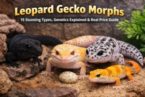 leopard gecko morphs black night albino mack snow color variations and genetics guide