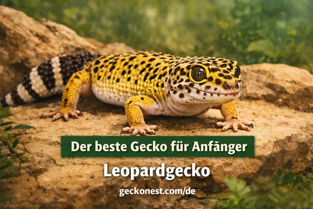 leopardgecko bester gecko für anfänger beliebte geckoart als haustier