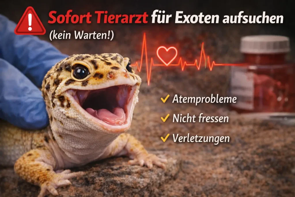 exotischer tierarzt in meiner naehe leopardgecko notfall sofort tierarzt aufsuchen symptome