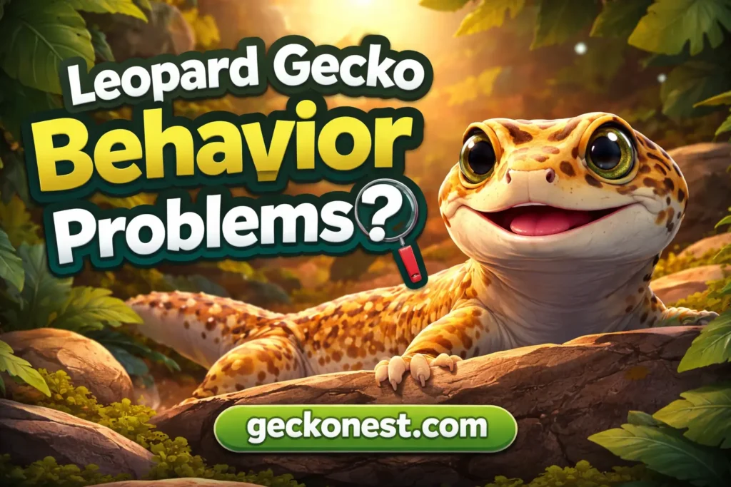 leopard gecko behavior problems guide weird gecko behavior explained healthy vs unhealthy signs