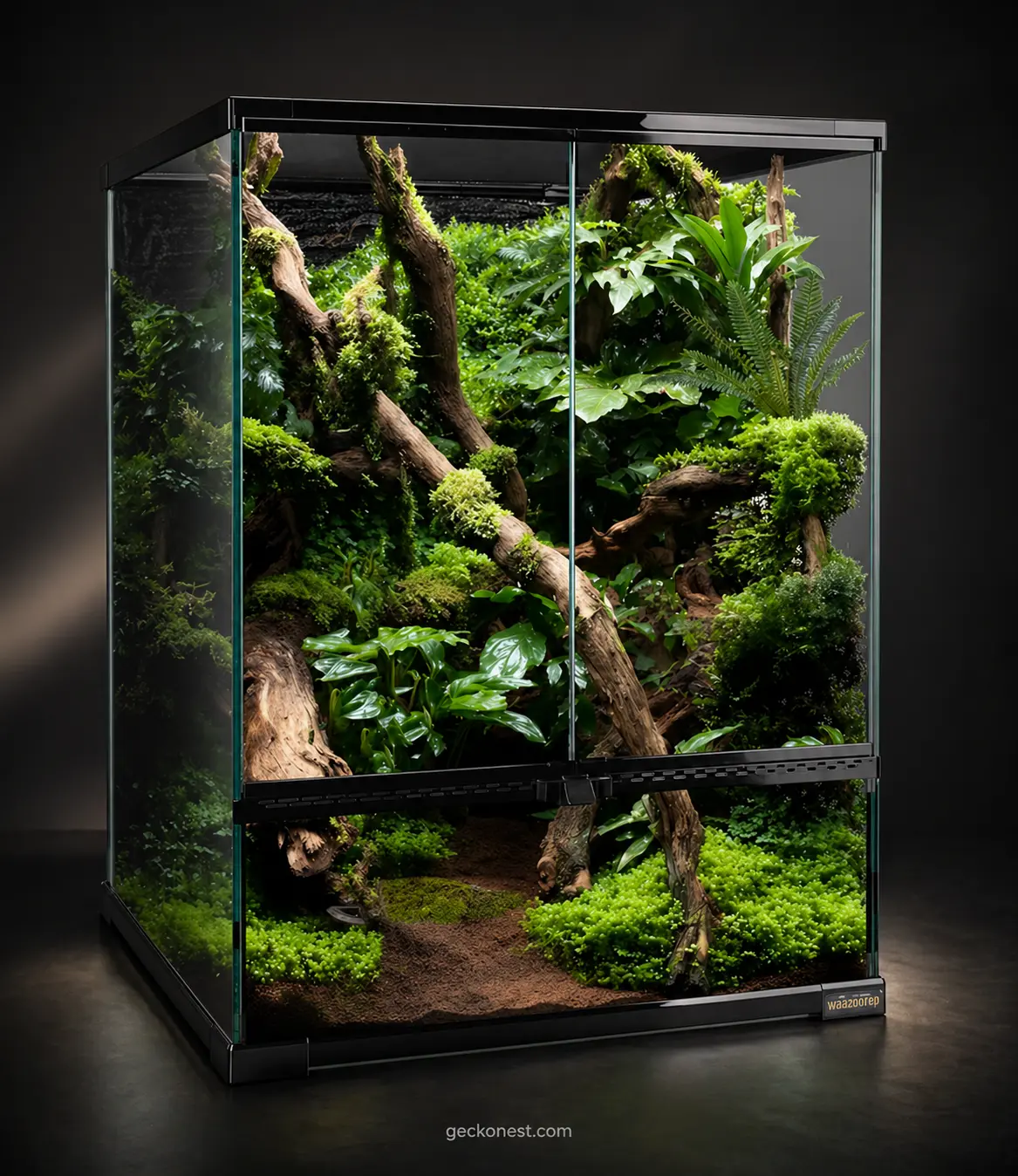 Waazoorep 30 Gallon Tall Reptile Glass Tank Terrarium