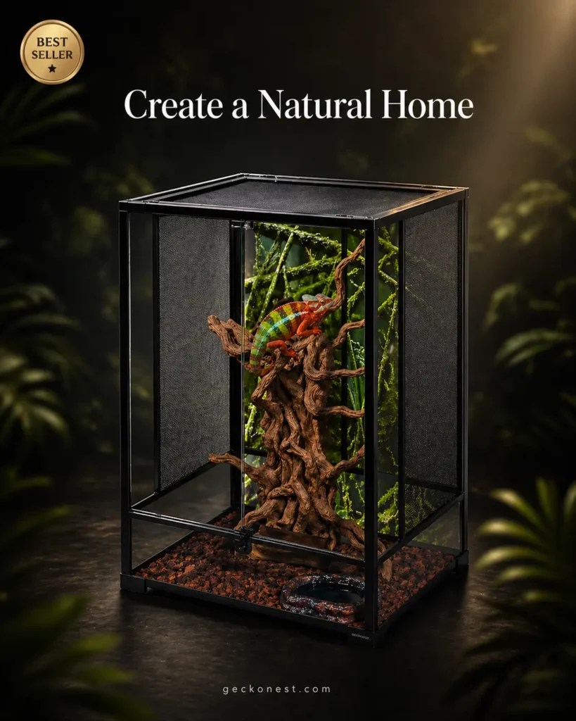 top rated reptile terrarium for building a natural reptile habitat